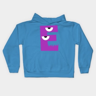 E Lettering Kids Hoodie